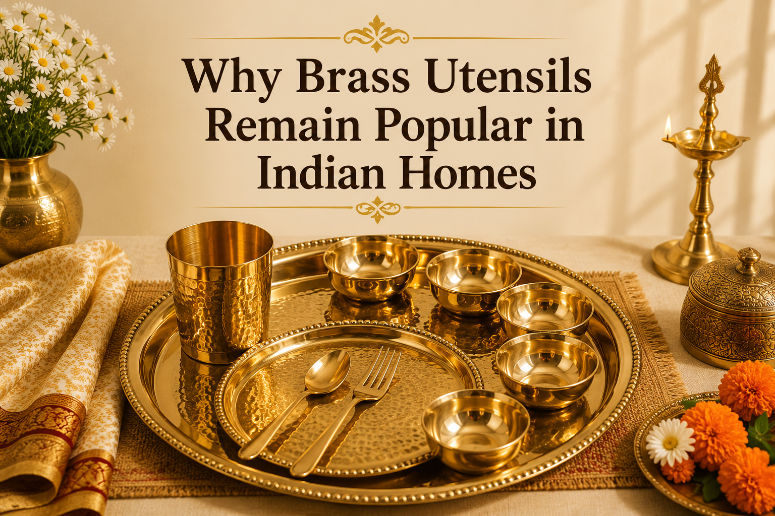 Why Brass Utensils Remain Popular in Indian Homes | A Timeless Tradition