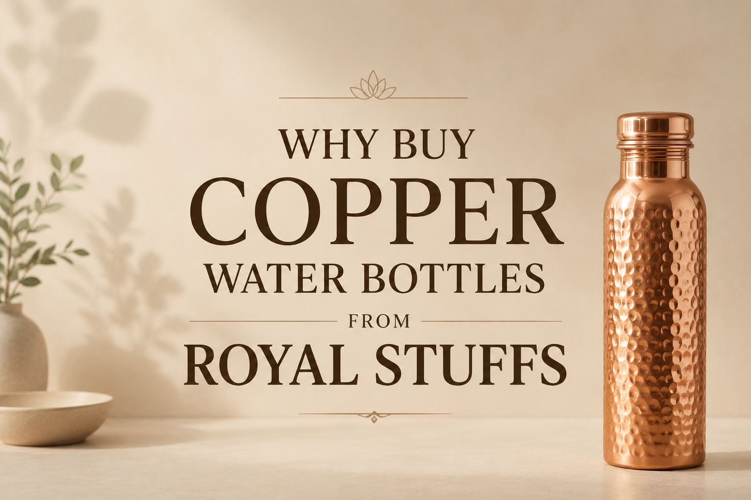 Why Buy Copper Water Bottles from Royal Stuffs
