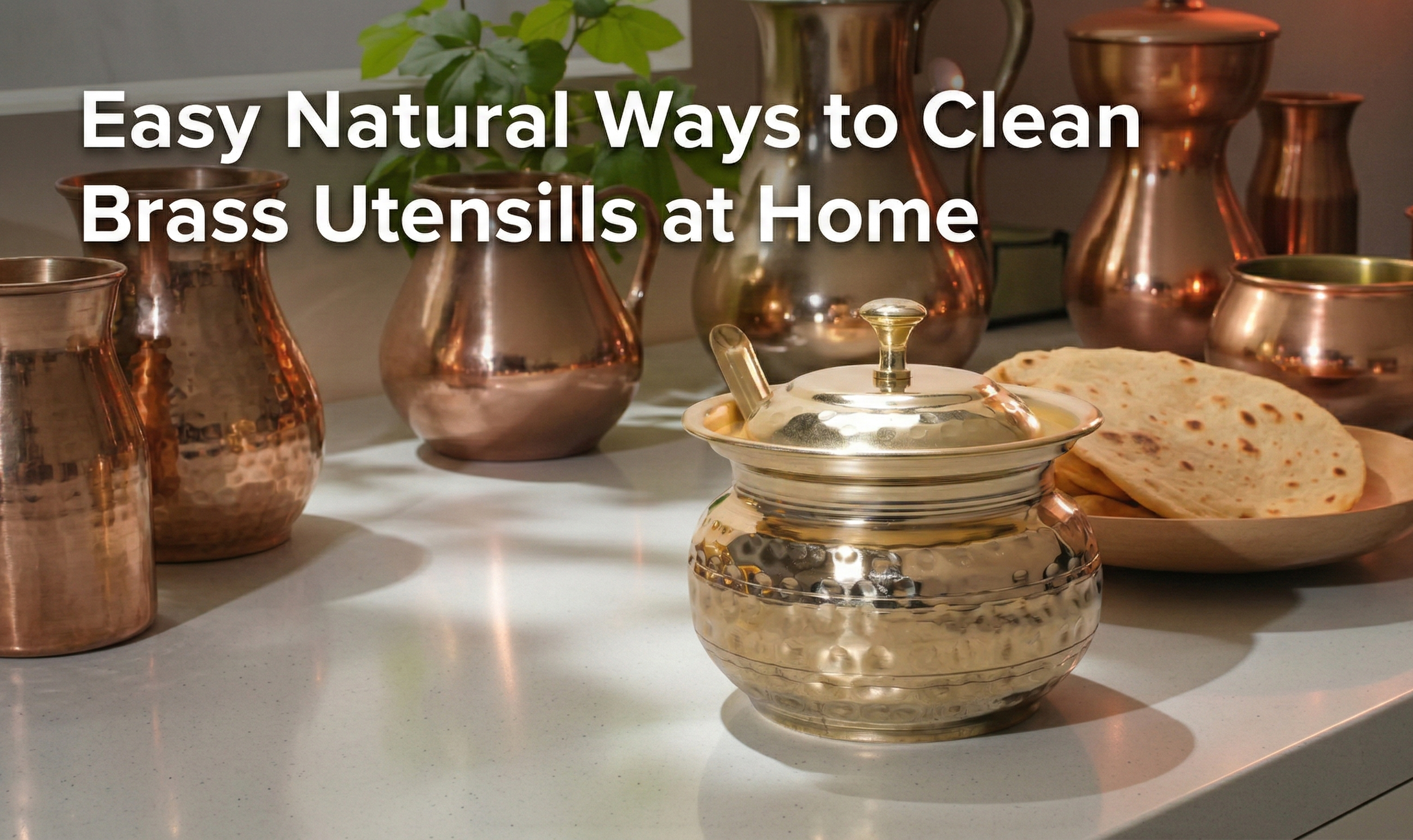 How to Clean Brass Utensils Naturally (Easy Home Remedies That Actually Work)