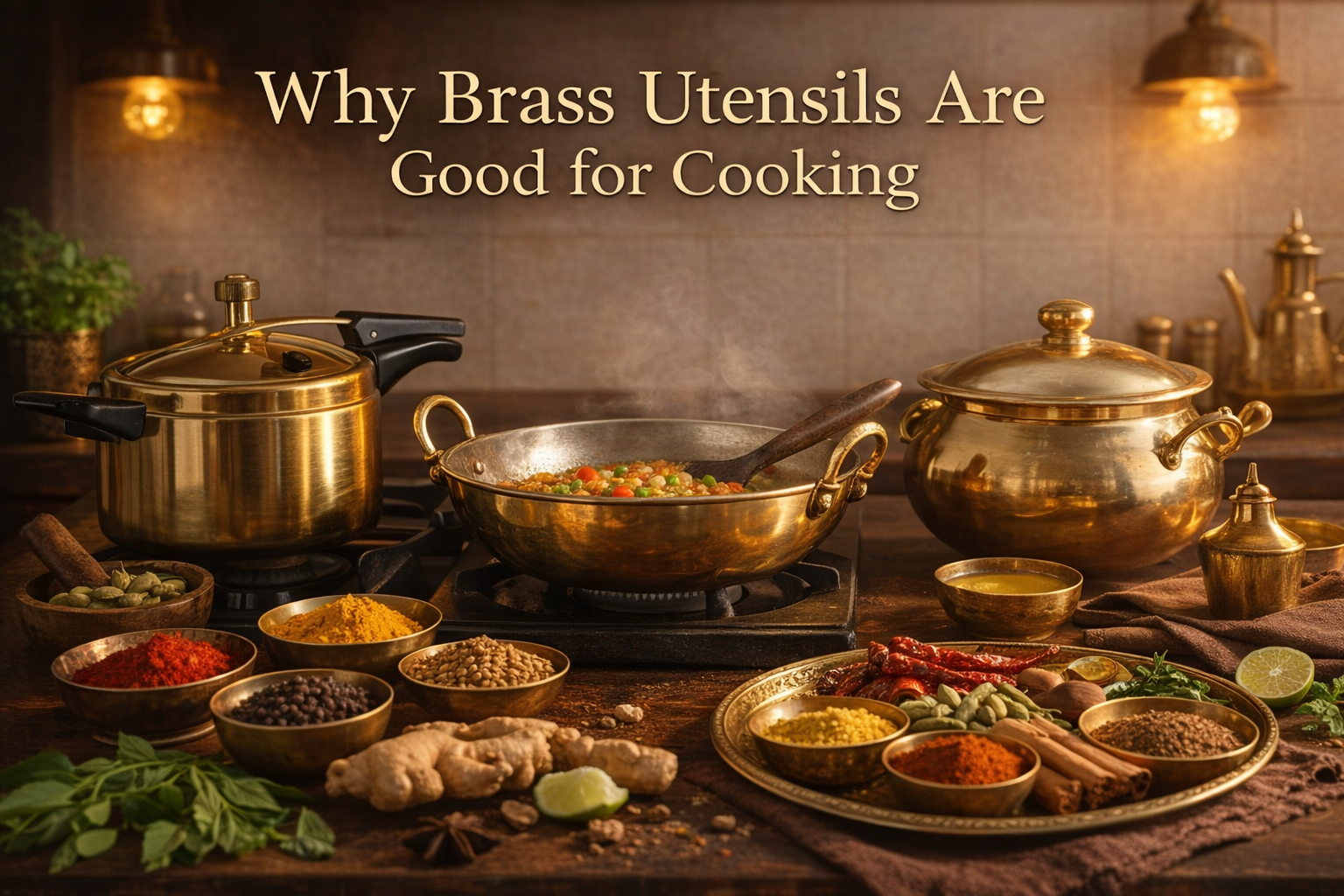 Why Brass Utensils Are Good for Cooking (And Why Indian Kitchens Are Bringing Them Back)