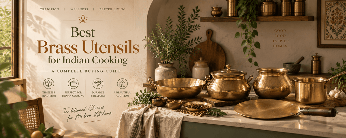 Best Brass Utensils for Indian Cooking: A Complete Buying Guide - Royalstuffs.com