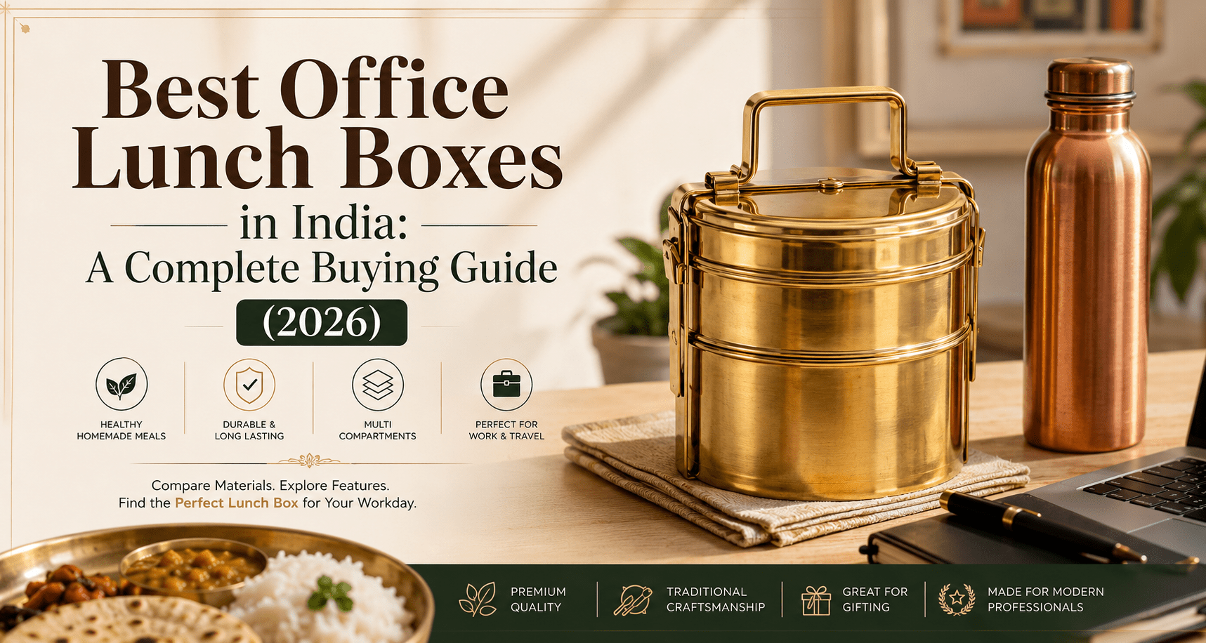 Best Office Lunch Boxes in India: A Complete Buying Guide (2026) - Royalstuffs.com