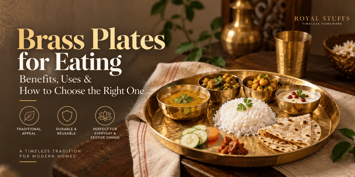 Brass Plates for Eating: Benefits, Uses & How to Choose the Right One - Royalstuffs.com