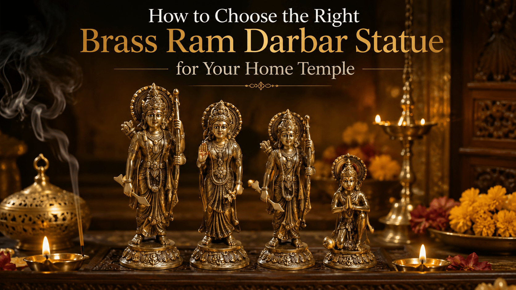 How to Choose the Right Brass Ram Darbar Statue for Your Home Temple - Royalstuffs.com