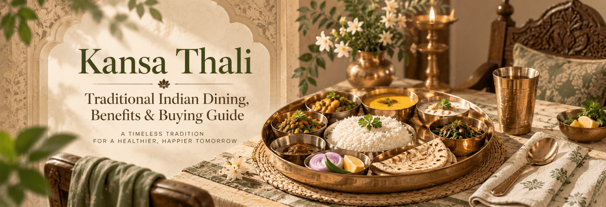 Kansa Thali: Traditional Indian Dining, Benefits & Buying Guide - Royalstuffs.com