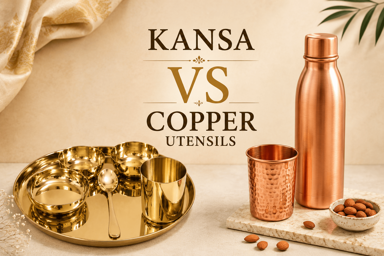 Kansa vs Copper Utensils | Which Should You Choose? - Royalstuffs.com