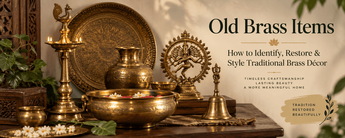 Old Brass Items: How to Identify, Restore & Style Traditional Brass Décor - Royalstuffs.com