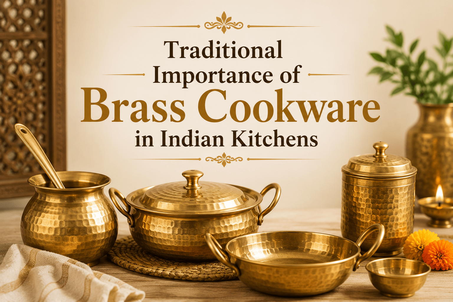 Traditional Importance of Brass Cookware in Indian Kitchens | Heritage Cooking Guide - Royalstuffs.com