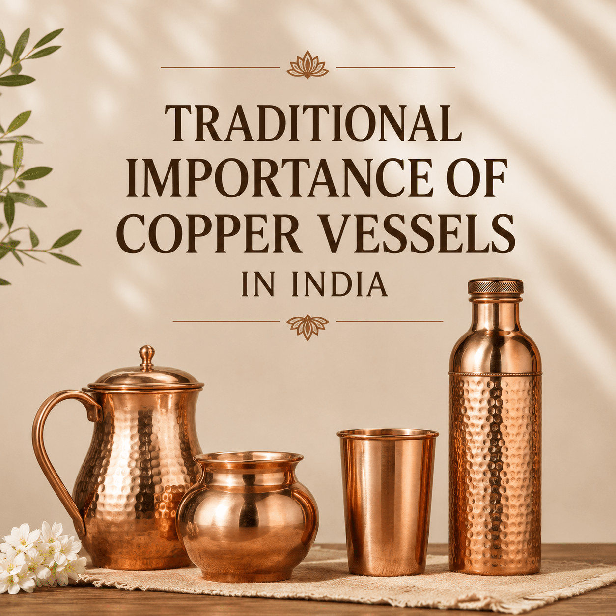 Traditional Importance of Copper Vessels in India | A Timeless Heritage - Royalstuffs.com