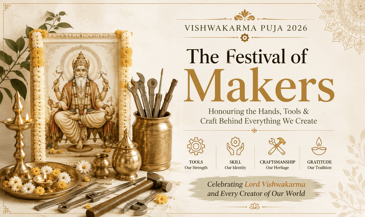 Vishwakarma Puja 2026: The Festival of Makers, Tools & Indian Craftsmanship - Royalstuffs.com