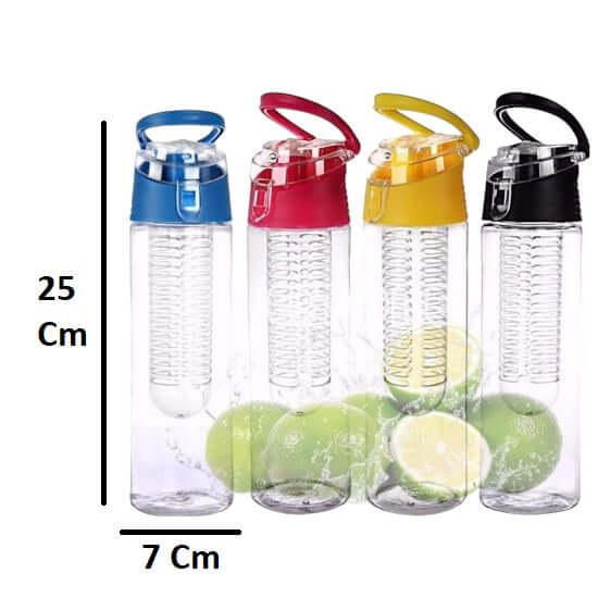 Water Infuser Bottle Infusing water Bottle for Health (Pack of 4, 700 Ml)