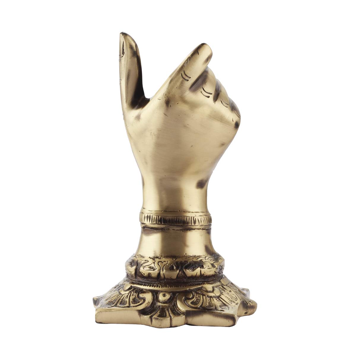 Brass Hand Shape Stylish Pen Pencil Holder 