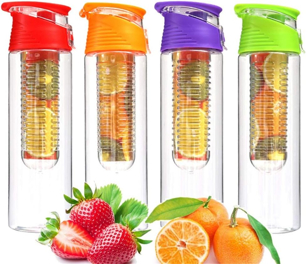 Water Infuser Bottle Infusing water Bottle for Health (Pack of 4, 700 Ml)