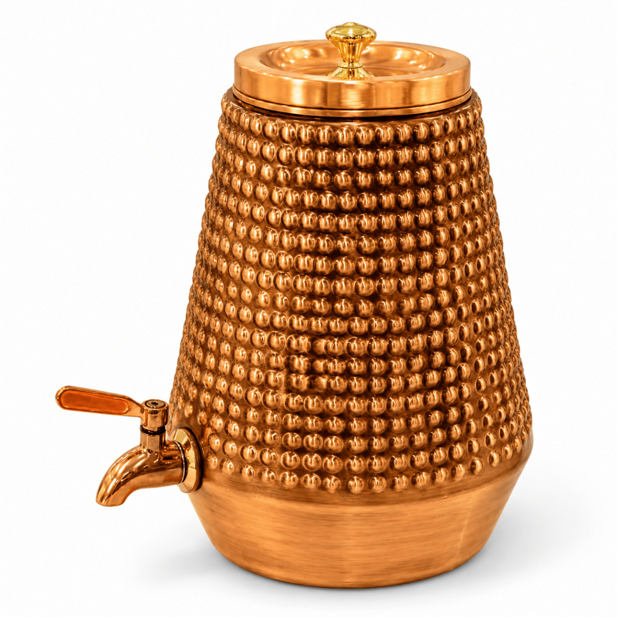 5 L Hammered Antique Copper Water Dispenser - 5000 ML - Royalstuffs.com