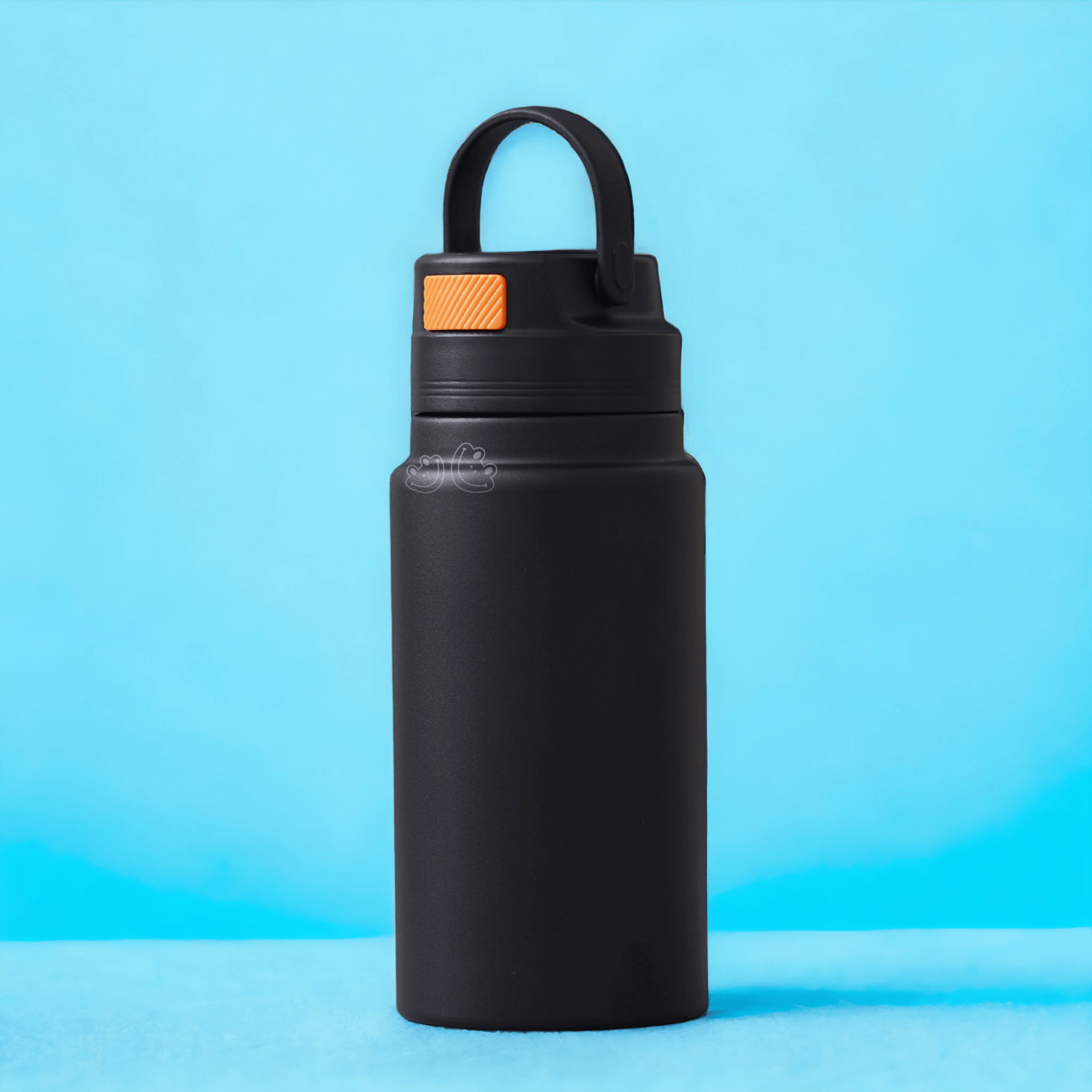 750ml Stainless Steel Gym Water Bottle Sports Sipper (Pack of 1, Black, Aluminium) - Royalstuffs.com