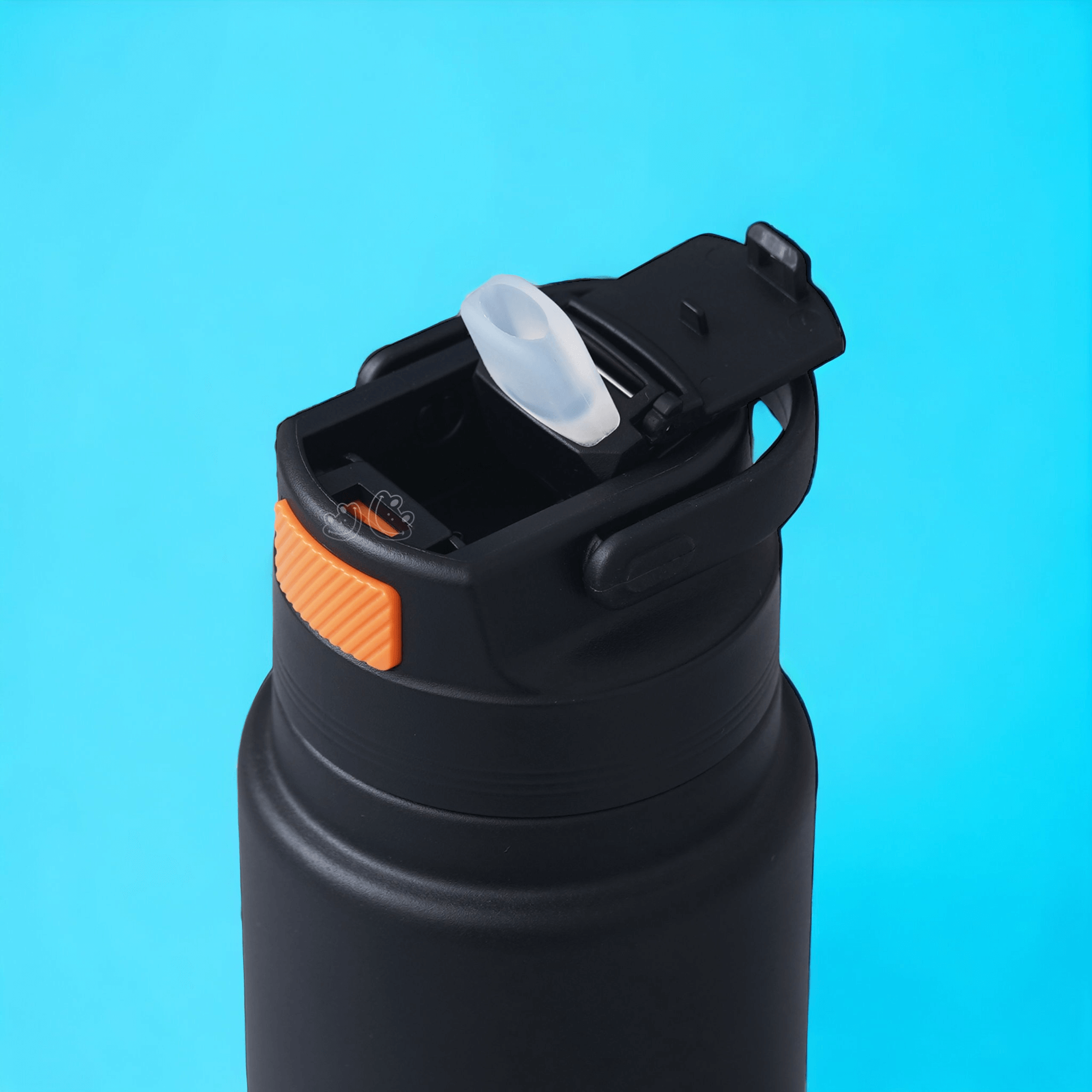 750ml Stainless Steel Gym Water Bottle Sports Sipper (Pack of 1, Black, Aluminium) - Royalstuffs.com