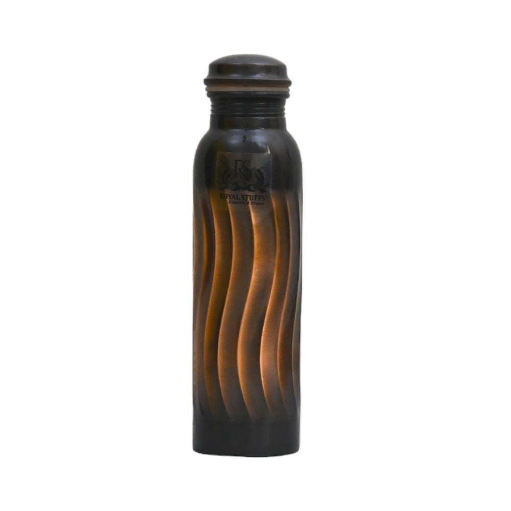 ROYALSTUFFS 1 Liter Copper Lehar Bottle | Tamba Bottle| Leak Proof | Ayurvedic Health Benefits | Eco Friendly