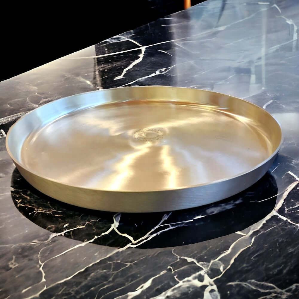 14.10 Inches V.Heavy Grand Bronze Kansa Thaal