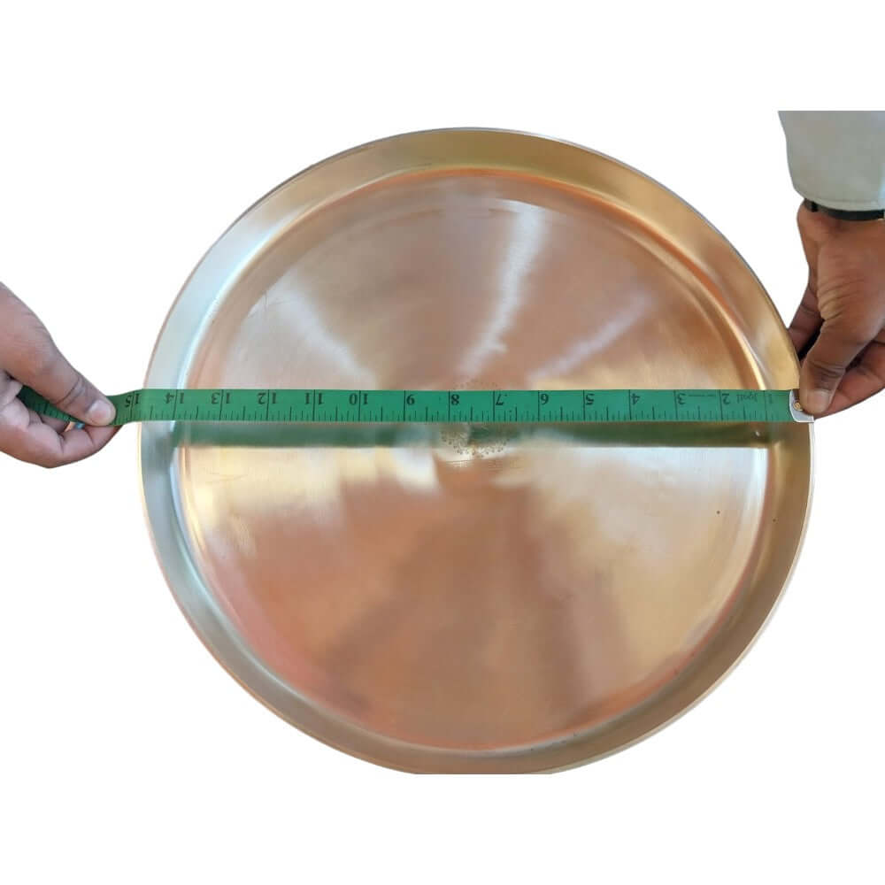 14.10 Inches V.Heavy Grand Bronze Kansa Thaal