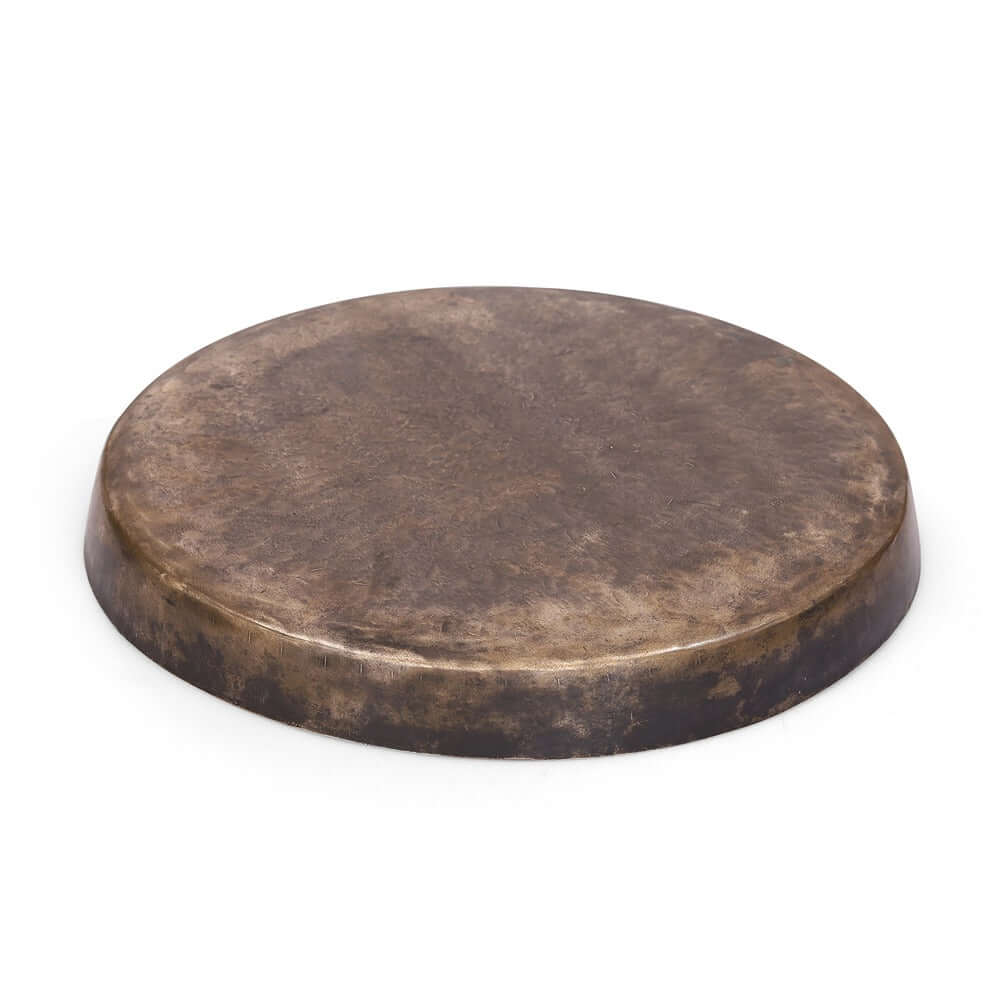 13 inch Pure Kansa Bronze Handmade Dinner/Lunch Plate/Thali