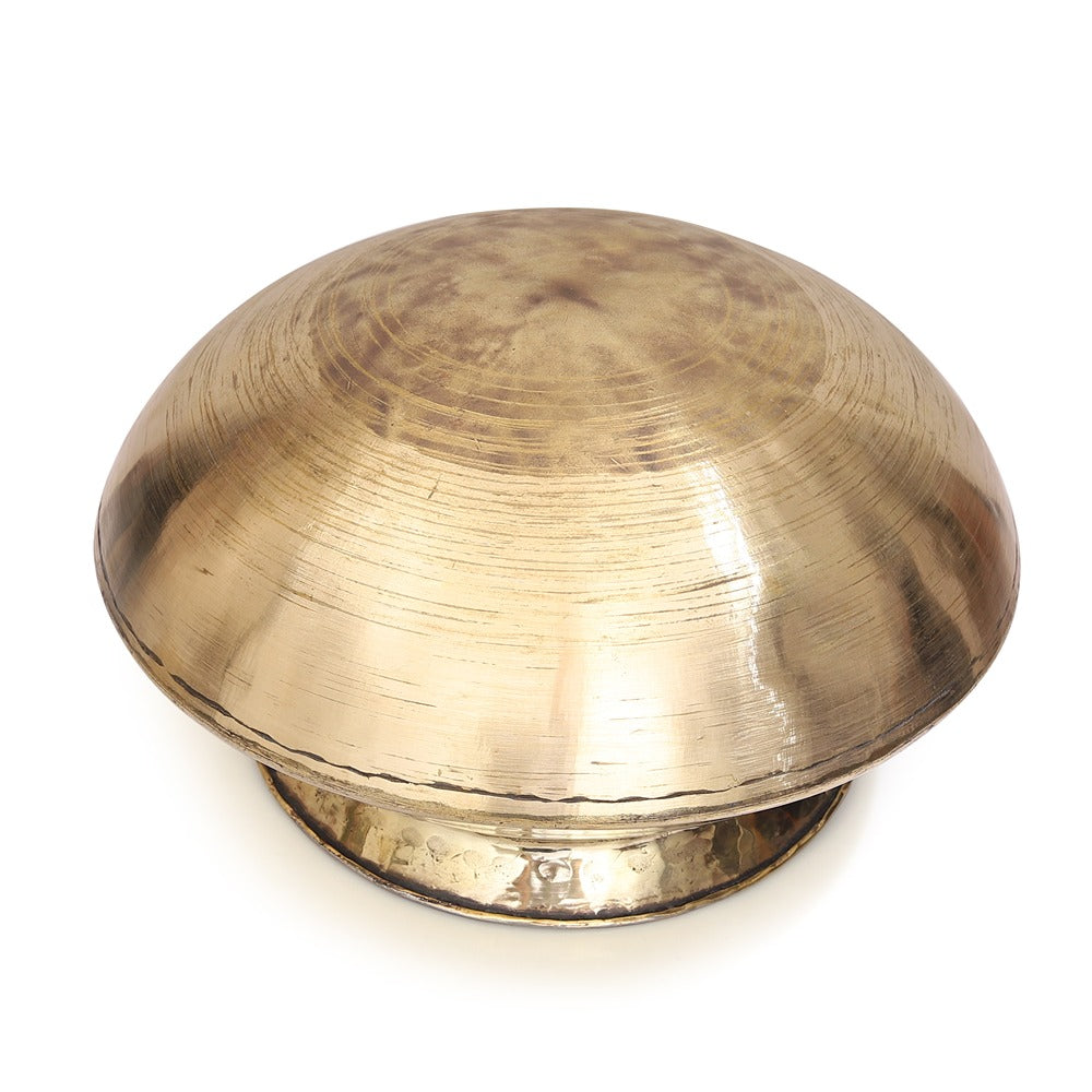 4 Liter Handmade Pure Brass Patila for Cooking, Brass Dekchi Pot Cookware