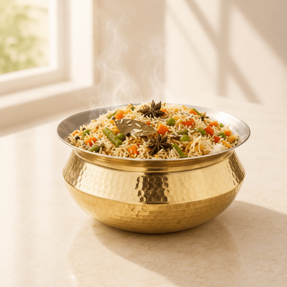 Authentic Brass Sipri Handi with Kalai Coating | Heavy Bottom Vessel | 4 Sizes - Royalstuffs.com