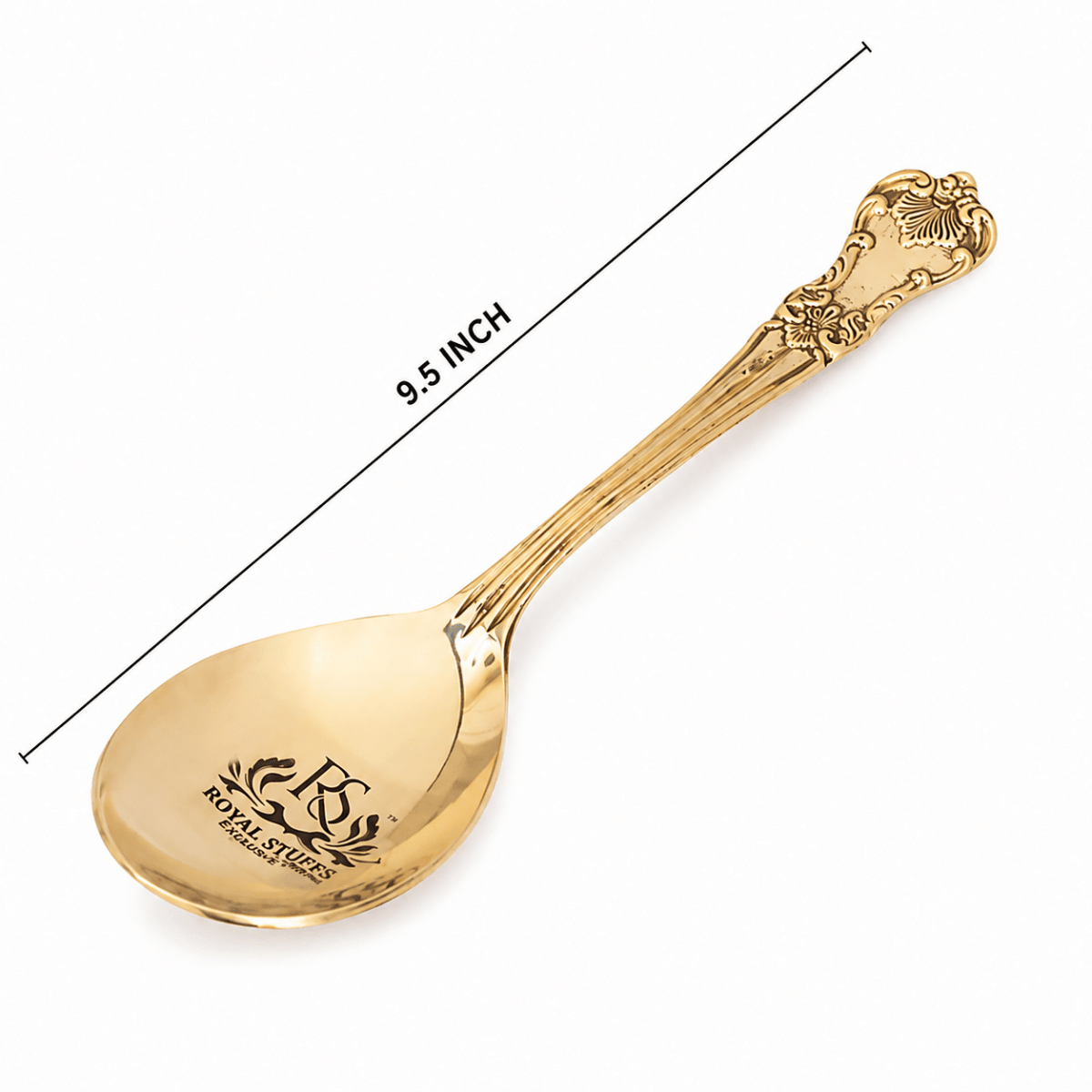 Brass Serving Spoon | Design | Tableware | Serving Cutlery - Royalstuffs.com