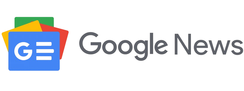 Logo of Google News with colorful tabs representing news articles and updates.
