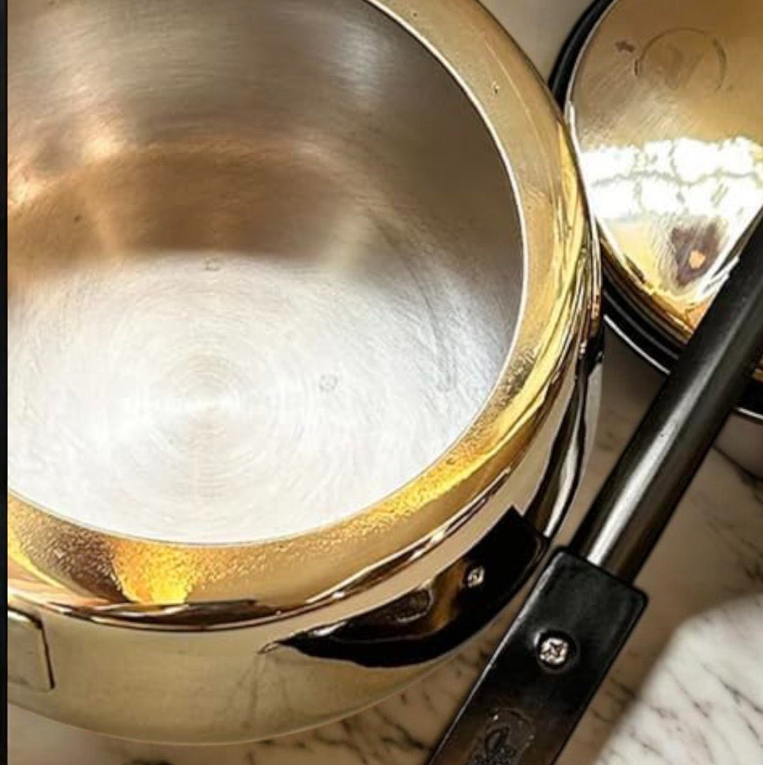 Handmade Brass Pressure Cooker with Kalai (Tin) Coating Inside – 2L, 3L & 5L - Royalstuffs.com