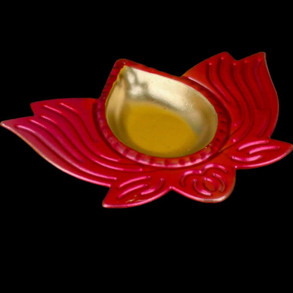 Set of 8 Brass Diyas for Diwali Puja, Festive Decor, Table Decoration, Return Gift, 800 Grams - Royalstuffs.com