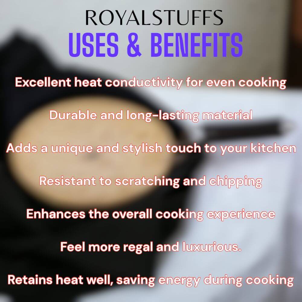 Heavy Weighted Brass Tawa/Tawa for Roti/Chapati/Naan with Double Handle - Royalstuffs.com