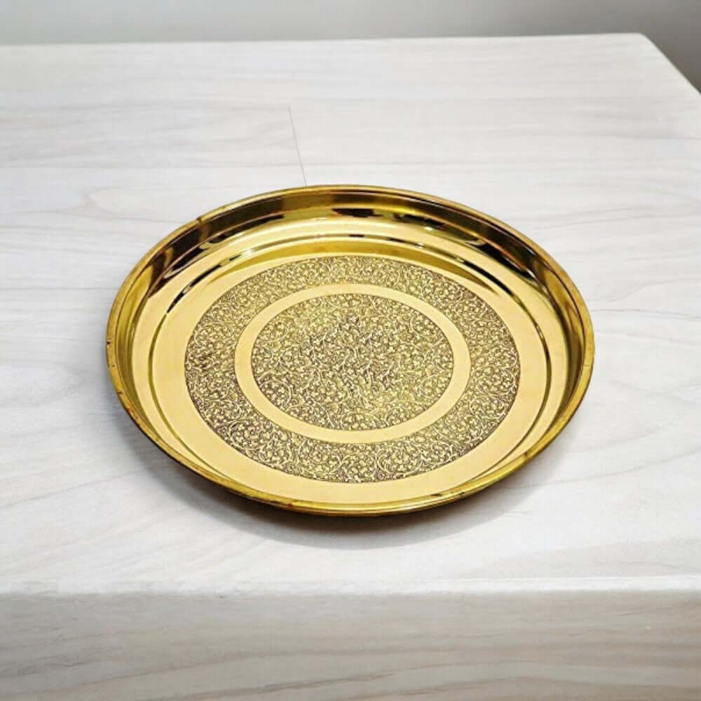 Royalstuffs Pure Brass Etching Plate - 13 Inch - Royalstuffs.com