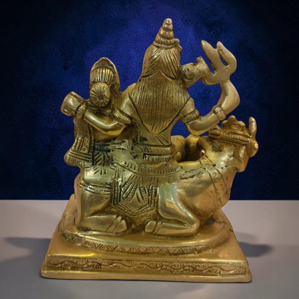 ROYALSTUFFS Shiva Family Brass - Royalstuffs.com