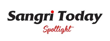 Logo of a media platform featuring the word 'Spotlight' in bold red text.