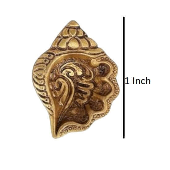 Set Of 2 Brass Diya For Puja /Table Decorative Showpiece - 2.5 cm (Brass, Gold),Weight:400 Gram - Royalstuffs.com