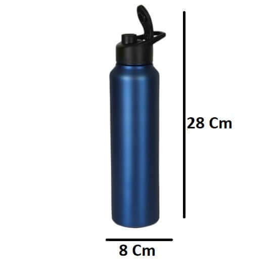 Stainless Steel Sports/Sipper Water Bottle 4000 ml Bottle (Pack of 4, Blue, Steel) - Royalstuffs.com