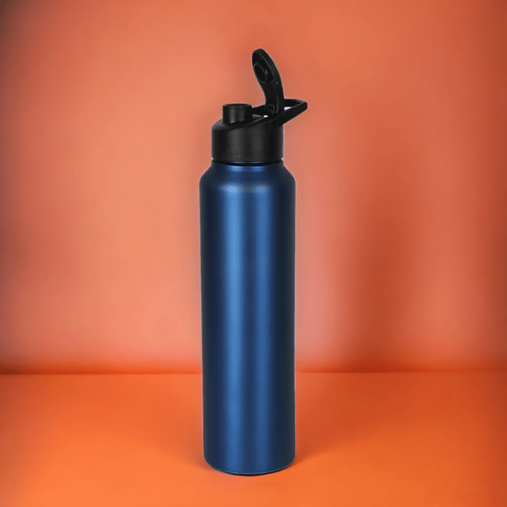 Stainless Steel Sports/Sipper Water Bottle 4000 ml Bottle (Pack of 4, Blue, Steel) - Royalstuffs.com