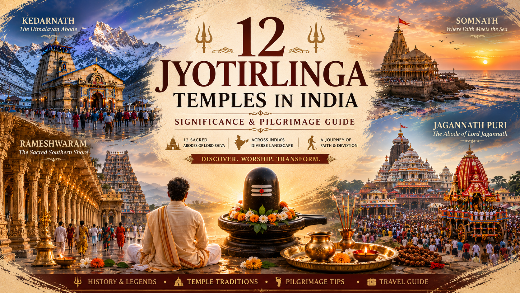12 Jyotirlinga Temples in India: Significance &amp; Pilgrimage Guide - Royalstuffs.com