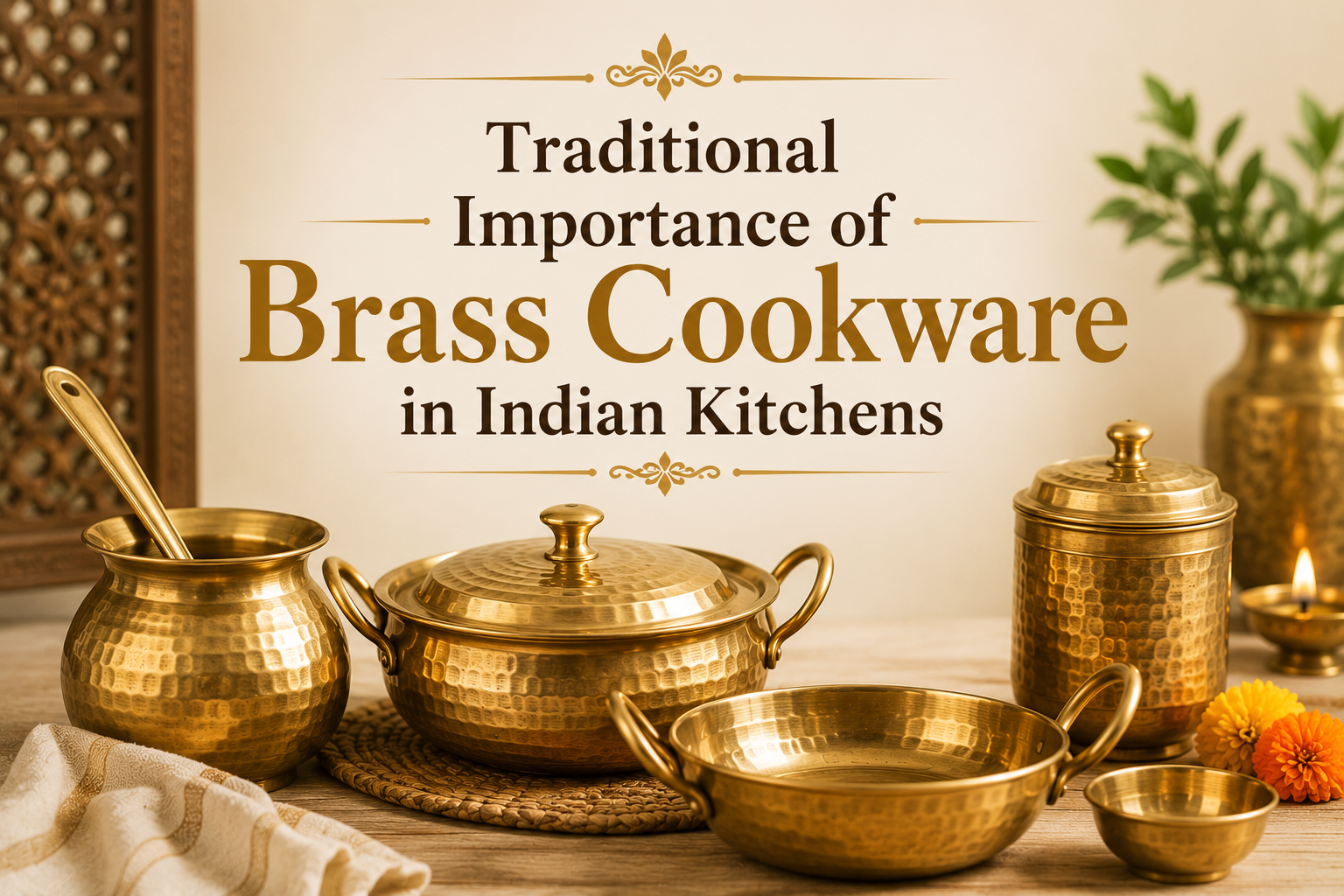 Traditional Importance of Brass Cookware in Indian Kitchens | Heritage Cooking Guide