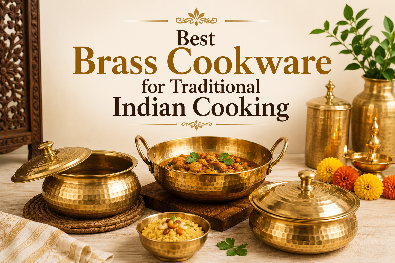 Best Brass Cookware Online in India | Traditional Kitchen Essentials