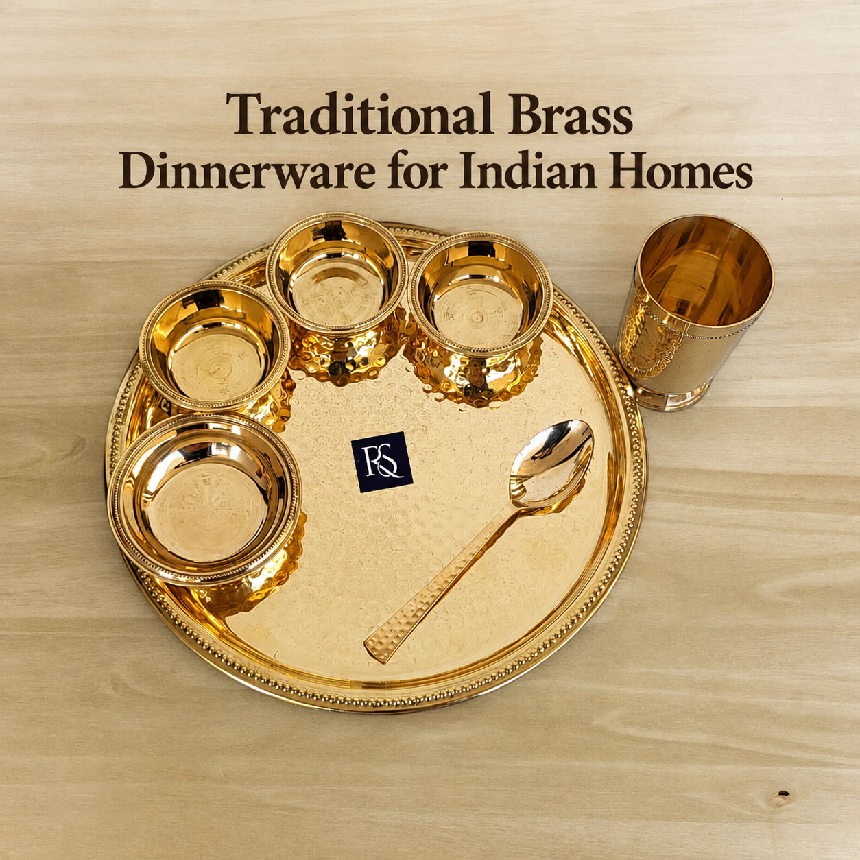 Traditional Brass Dinnerware for Indian Homes | Timeless Dining Elegance