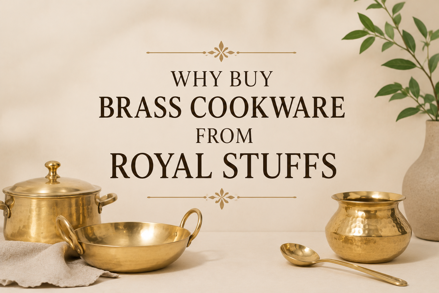 Why Buy Brass Cookware from Royal Stuffs | Premium Traditional Kitchenware