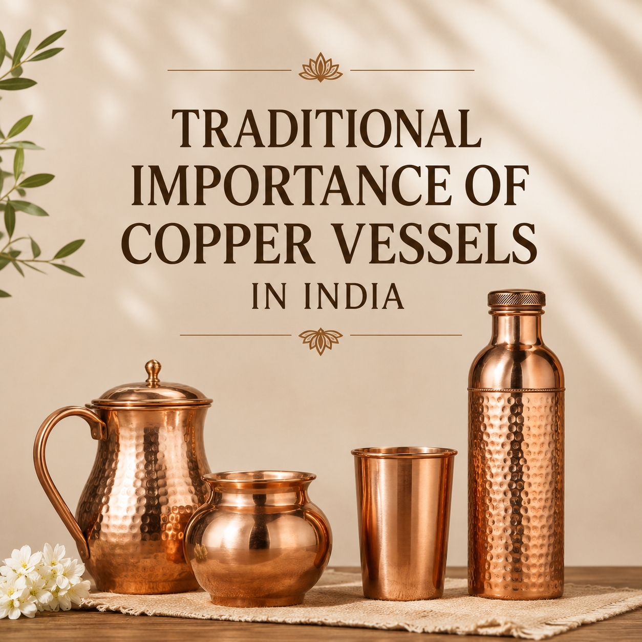 Traditional Importance of Copper Vessels in India | A Timeless Heritage