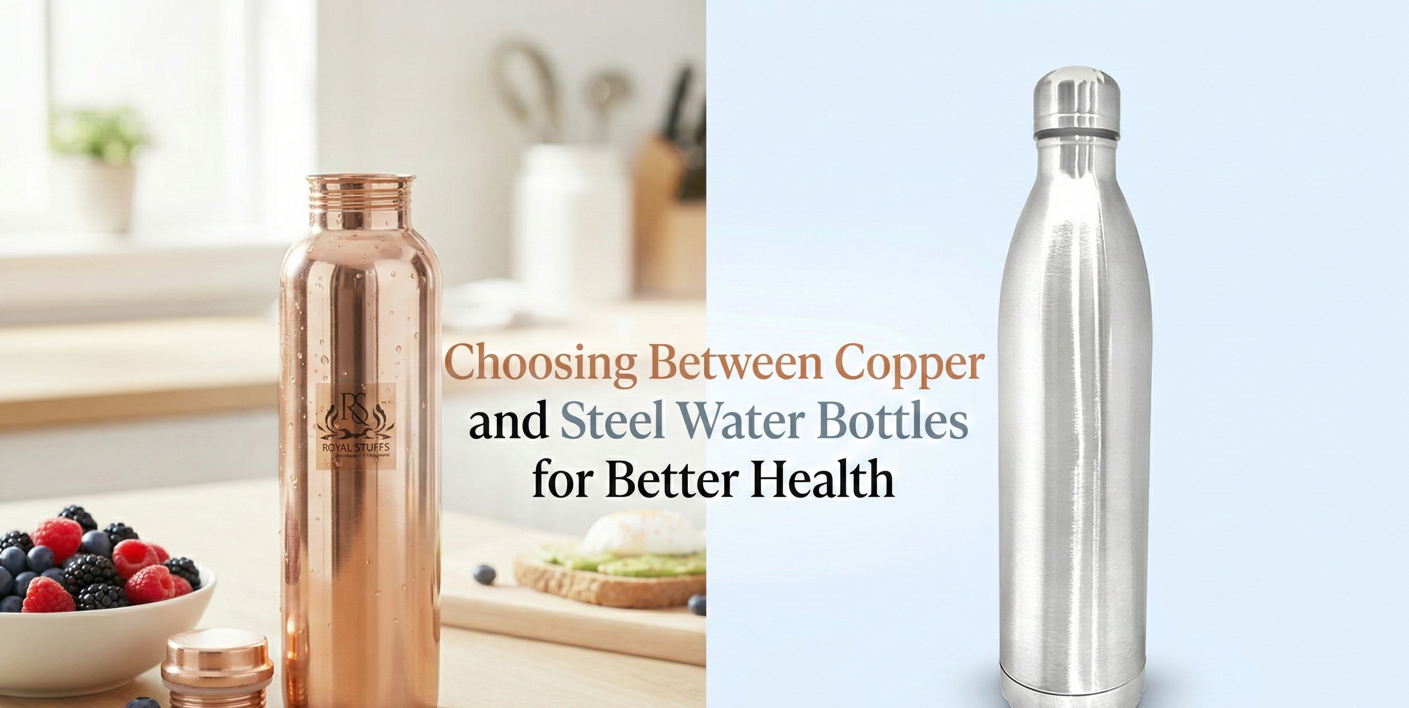 Copper vs Steel Water Bottles: Which One Is Better for Your Health?