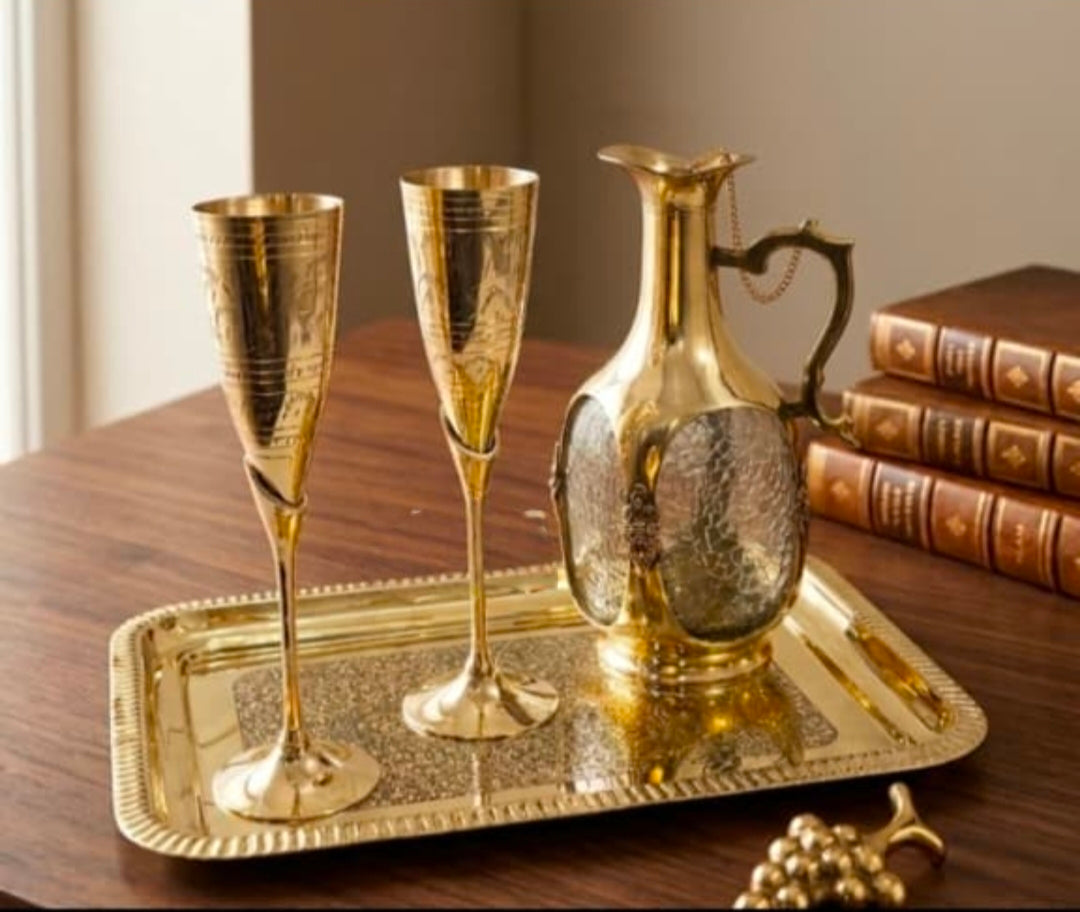 Demo Blog 1 Everything You Need to Know About Brass Dinner Sets: Benefits, Types & Buying Guide