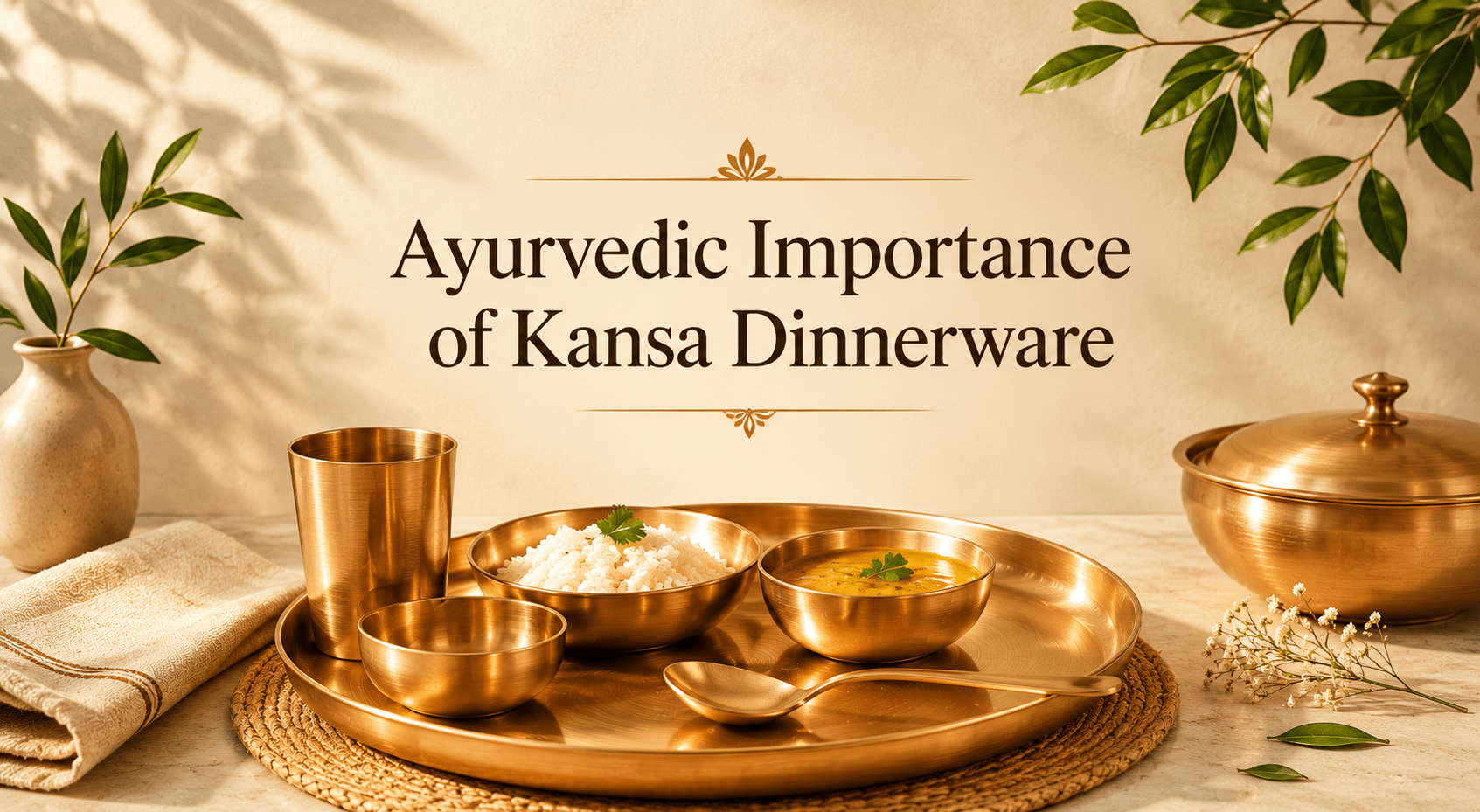 Ayurvedic Importance of Kansa Dinnerware | Traditional Dining Guide - Royalstuffs.com