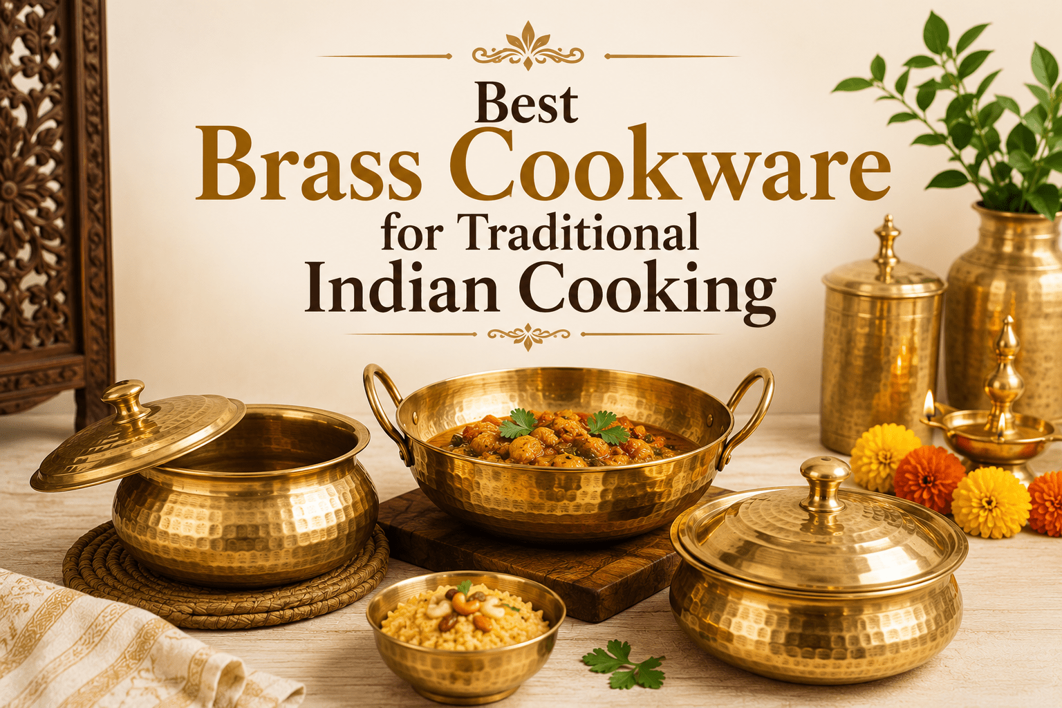 Best Brass Cookware Online in India | Traditional Kitchen Essentials - Royalstuffs.com