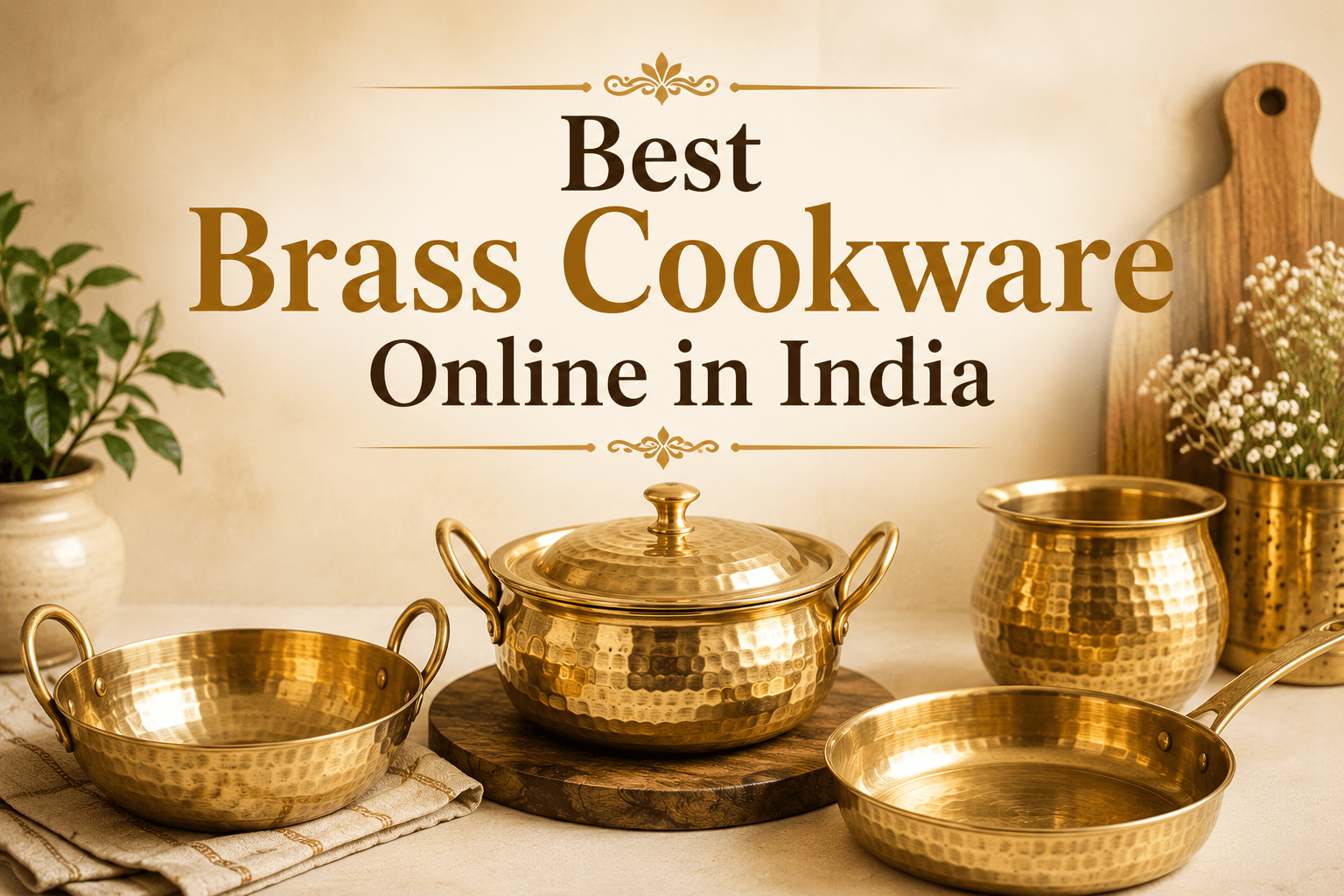 Best Brass Cookware Online in India | Traditional Kitchen Essentials - Royalstuffs.com