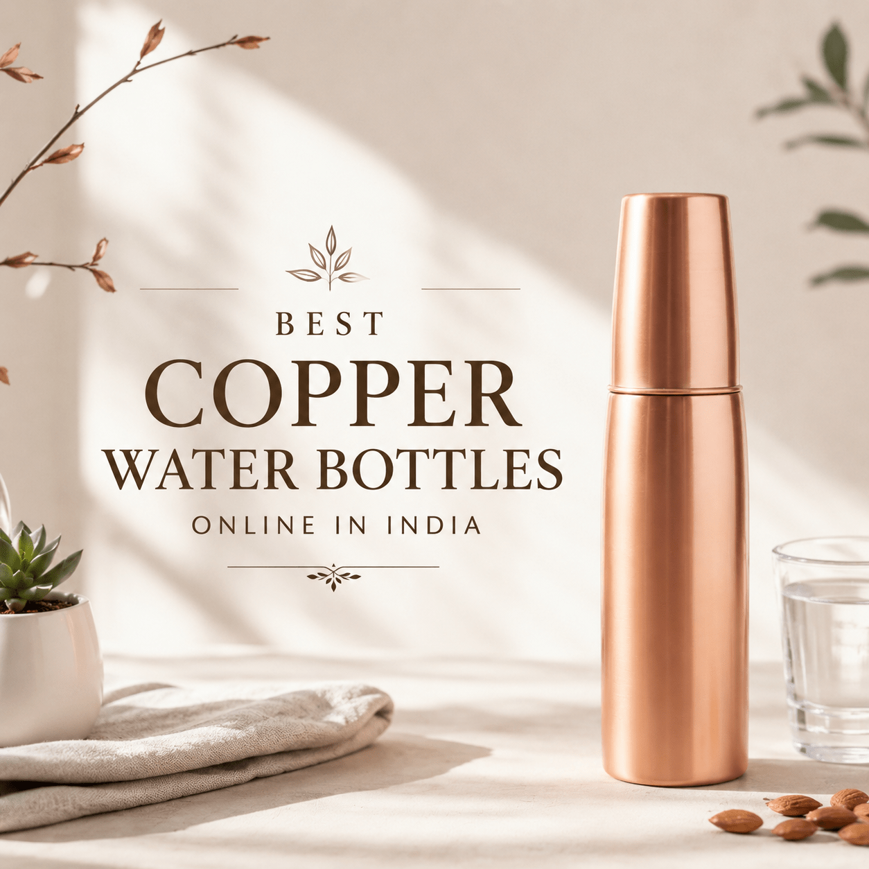 Best Copper Water Bottles Online in India | Complete Buying Guide - Royalstuffs.com