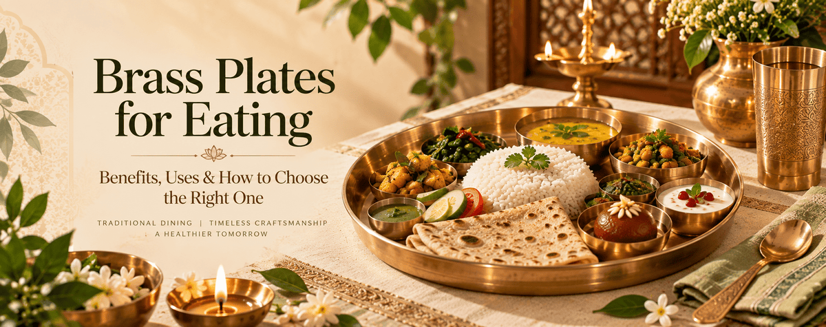 Brass Plates for Eating: Benefits, Uses & How to Choose the Right One - Royalstuffs.com